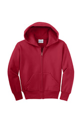 Red Fleece Red Full-Zip Hooded | Sweatshirt | ROTD Crafter's Corner